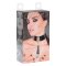 KINKY DIVA Halsband mit Quaste One Size Schwarz/Silber