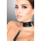 KINKY DIVA Halsband mit Quaste One Size Schwarz/Gold