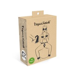 LIEBE SEELE Vegan Fetisch Bondage Kit 5-teilig Schwarz