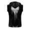 NOIR HANDMADE Frenzy Sleeveless Hoodie Schwarz