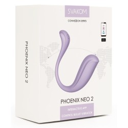 SVAKOM Connexion Series Phoenix Neo 2 Interaktives Vibro-Ei mit App-Steuerung Lila