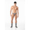 LEADER Sports Jockstrap Grau