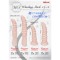 MAGIC EYES Dildo Winding Stick Grip Beige Small