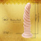 MAGIC EYES Dildo Winding Stick Sucker Beige X-Large