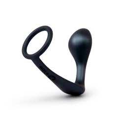 B-VIBE Ringer Cock Ring &amp; Prostate Plug Schwarz