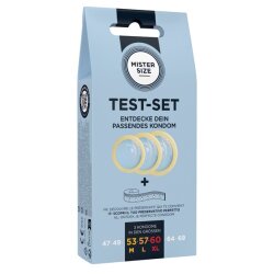 Mister Size Kondome Test Set 53 57 60 mit Massband 3...