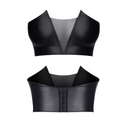 DEMONIQ LINGERIE &amp; CLOTHING Wetlook Top Schwarz