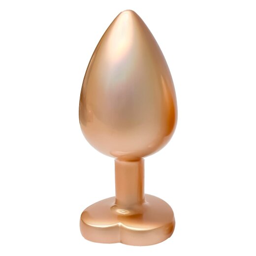 DREAM TOYS Gleaming Love Pearl Gold Anal-Plug Large