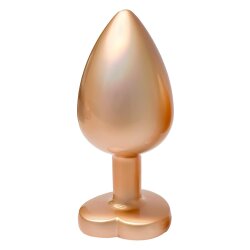 DREAM TOYS Gleaming Love Pearl Gold Anal-Plug Large