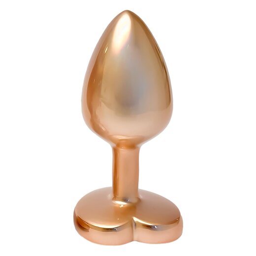 DREAM TOYS Gleaming Love Pearl Gold Anal-Plug Small