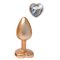 DREAM TOYS Gleaming Love Pearl Gold Anal-Plug Small