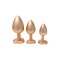 DREAM TOYS Gleaming Love Pearl Gold Anal-Plug 3er-Set