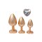 DREAM TOYS Gleaming Love Pearl Gold Anal-Plug 3er-Set