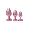 DREAM TOYS Gleaming Love Pearl Pink Anal-Plug 3er-Set