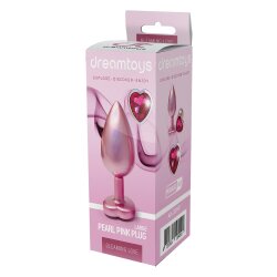 DREAM TOYS Gleaming Love Pearl Pink Anal-Plug Large