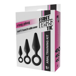 DREAM TOYS Fantasstic Anal Training Kit aus Silikon Schwarz