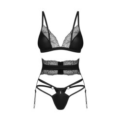 OBSESSIVE Lobellis Set 3-teilig Schwarz