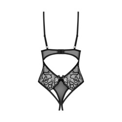 OBSESSIVE Blomentis Teddy Crotchless Schwarz