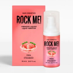 NUEI Rock Me Liqiud Vibrator Erdbeere 20 ml