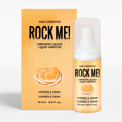 NUEI Rock Me Liqiud Vibrator Cookies &amp; Cream 20 ml