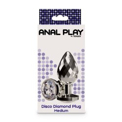 TOY JOY Disco Diamond Anal-Plug mit Zierstein M