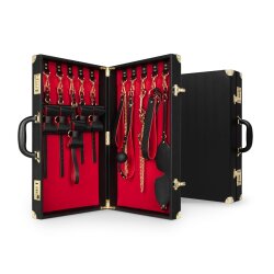 BEDROOM FANTASIES Bondage-Koffer 11-teilig aus PU-Leder