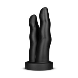 BUTTR Victory Doppelter Finger Butt Plug Schwarz