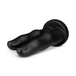 BUTTR Victory Doppelter Finger Butt Plug Schwarz