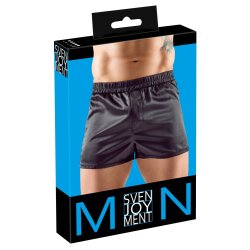 SVENJOYMENT Pants aus Satin Schwarz