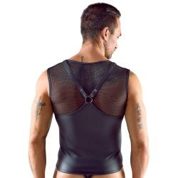 SVENJOYMENT Shirt im Harness-Style Schwarz