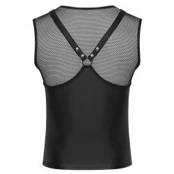 SVENJOYMENT Shirt im Harness-Style Schwarz