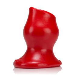 OXBALLS Pighole 4 Hollow Anal-Plug aus Silikon Rot X-Large