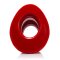 OXBALLS Pighole 5 Hollow Anal-Plug aus Silikon Rot XX-Large