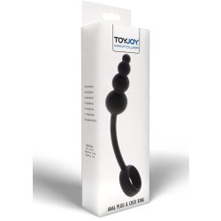 TOY JOY Manpower Anal-Plug &amp; Cock Ring aus Silikon...