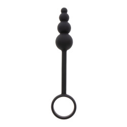 TOY JOY Manpower Anal-Plug &amp; Cock Ring aus Silikon Schwarz