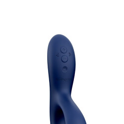 WE-VIBE Nova 2 Rabbit-Vibrator mit App-Steuerung aus Silikon Blau