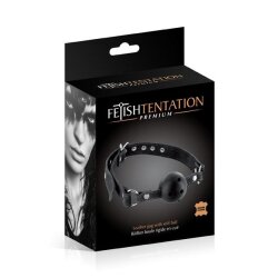 FETISHTENTATION Premium Ball Gag Atmungsaktiv aus...