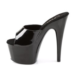 PLEASER Adore Platform Schuhe Hochlanz Schwarz