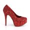 PLEASER Pink Label High Heels Rot