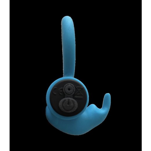 VIRGITE E9 Penisring mit Klitorisstimulator & Vibration Türkis