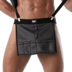 TOF 3D Waist Apron Schwarz/Grau