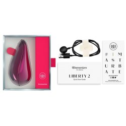 WOMANIZER Liberty 2 Iggy Azalea Spezial Edtion Druckwellen-Stimulator Metal Pink