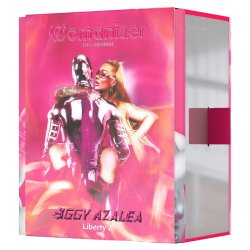 WOMANIZER Liberty 2 Iggy Azalea Spezial Edtion Druckwellen-Stimulator Metal Pink