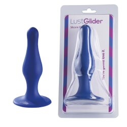 LUST GLIDER Anal-Plug aus Silikon L Blau