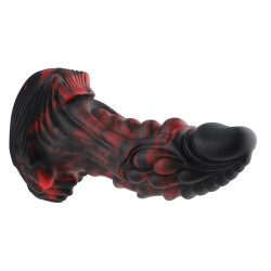 HISMITH Wildolo Fantasy Dildo Vibrator mit App &amp; Remote Control 21 cm Nessie Black