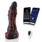 HISMITH Wildolo Fantasy Dildo Vibrator mit App &amp; Remote Control 21 cm Nessie Black