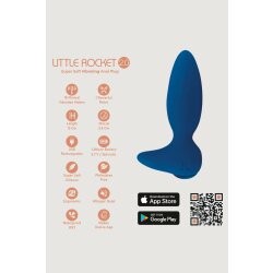 ADRIEN LASTIC Little Rocket 2.0 Prostata-Vibrator mit App-Steuerung Blau