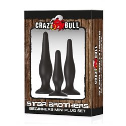 CRAZY BULL Star Brothers Anal Plug 3er Set