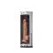 SILEXD Real Skin Dildo Model 1 8" Thermo Reactive Brown Skin