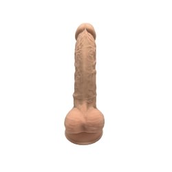 SILEXD Real Skin Dildo Model 1 8" Thermo Reactive Light Brown